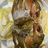 #肉食者联盟#娃娃菜蒸螃蟹的做法图解6