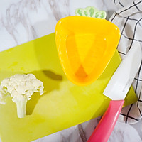 菜花泥·辅食的做法图解1
