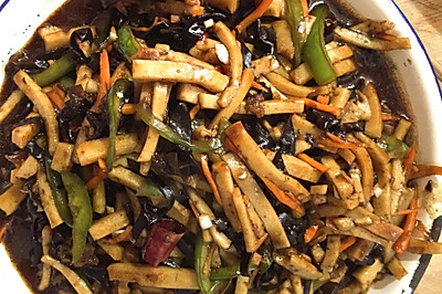 下饭的鱼香千叶豆腐丝