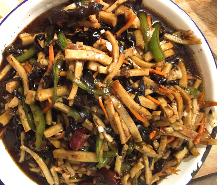 下饭的鱼香千叶豆腐丝的做法