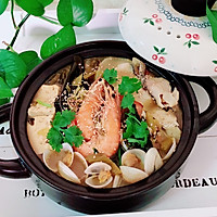 #我心中的冬日限定#酸菜海鲜锅的做法图解16