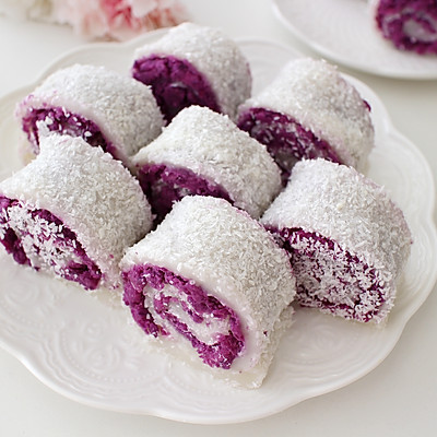 紫薯糯米卷