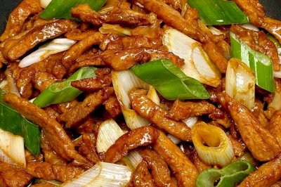 大葱炒肉