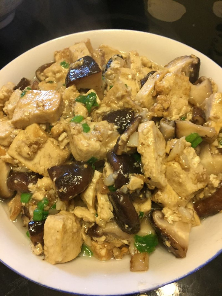 蒜蓉香菇豆腐的做法