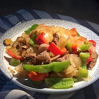 彩椒戏牛柳的做法图解6