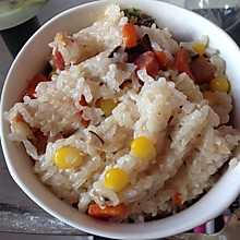 电饭锅菜饭