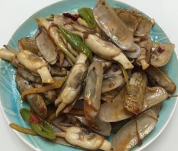 辣炒蛏子的做法