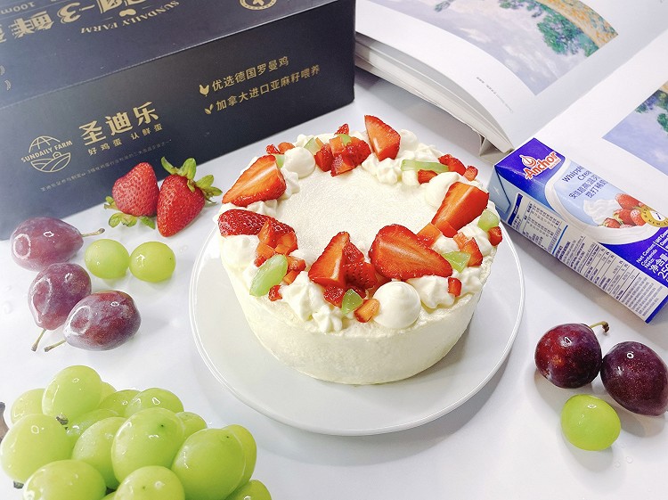 草莓夹心蛋糕的做法