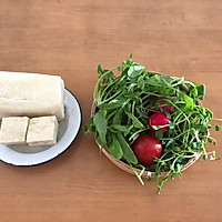 法式荠菜臭豆腐/奶酪三明治•中西合璧dim sum（二）的做法图解1