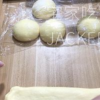 奶香椰蓉面包卷，一次发酵，易出膜超蓬松，浓浓椰香和奶香味。的做法图解17