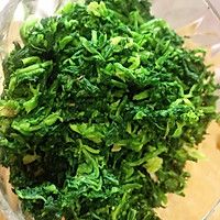 春天就在我家里，春荠双色蛋羹的做法图解1