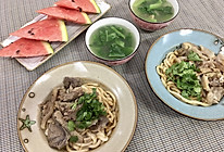 #助力高考营养餐#牛杂乌冬面的做法