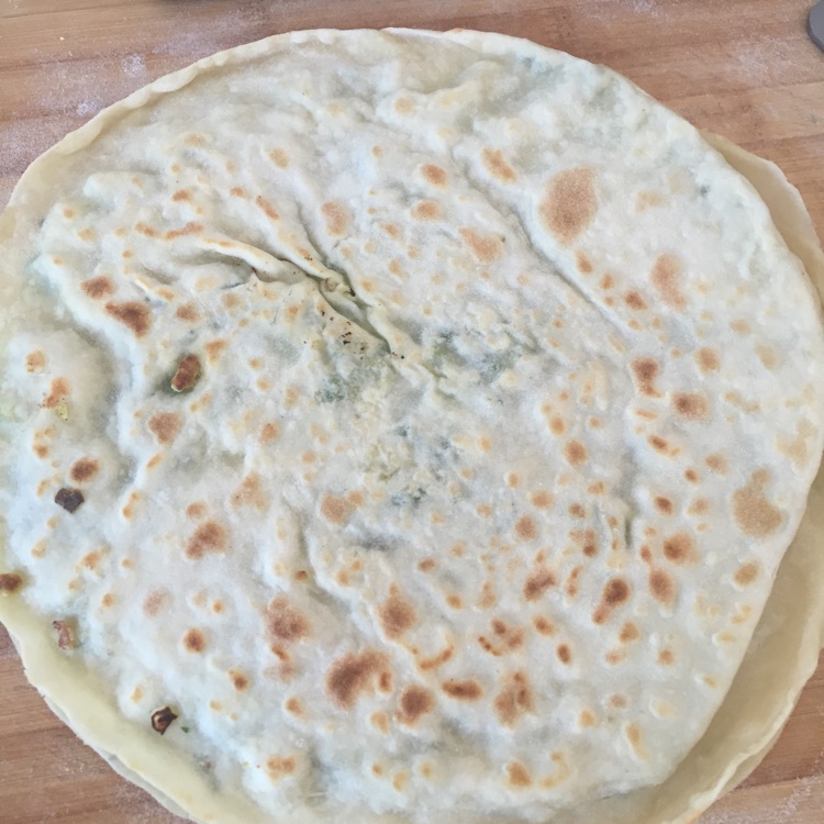 菜煎饼的做法图解8