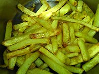 豉香炸薯条#雀巢营养早餐#的做法图解16