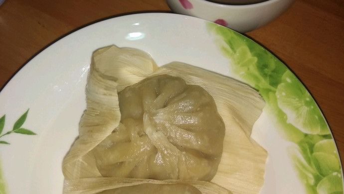 烫面豆角包子