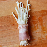 金针菇培根卷￨超级好吃的做法图解2