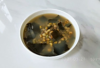 焖烧绿豆海带汤的做法