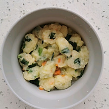 宝宝辅食 土豆蔬菜丸，素材粥