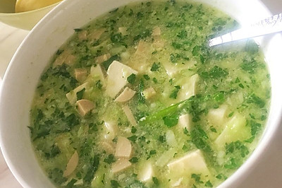 「一口豆腐一口汤」青菜豆腐羹