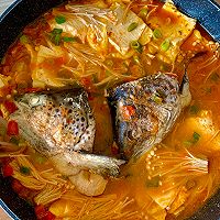 三文鱼头浓汤 ｜ 独家的做法图解8