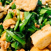 清鲜的韭菜炒豆腐Popular Recipe的做法图解7