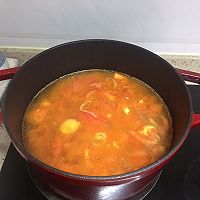 番茄肉丸菌菇汤的做法图解6