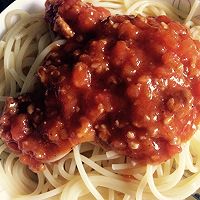 番茄肉酱意大利面的做法图解4