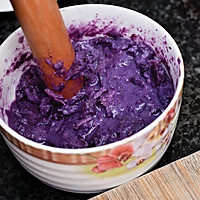 紫薯蛋卷的做法图解4