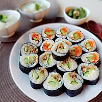 小清新黄瓜鲔鱼寿司的做法图解11
