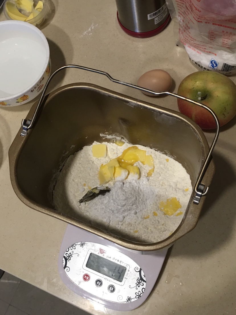 空气炸锅版迷你苹果派#熙悦食品低筋粉#的做法图解4