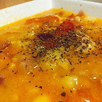煮一碗番茄芝士浓汤的做法图解9