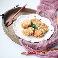 豆沙馅南瓜饼#馅儿料美食，哪种最好吃#的做法图解16