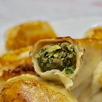荠菜饺子 煎饺的做法图解16