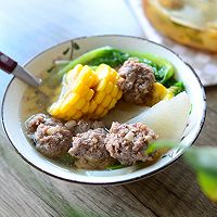 生汆牛肉丸子汤— 秋季养生汤的做法图解18