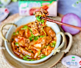 泡菜牛肉卷❣️连汤汁都不放过的做法
