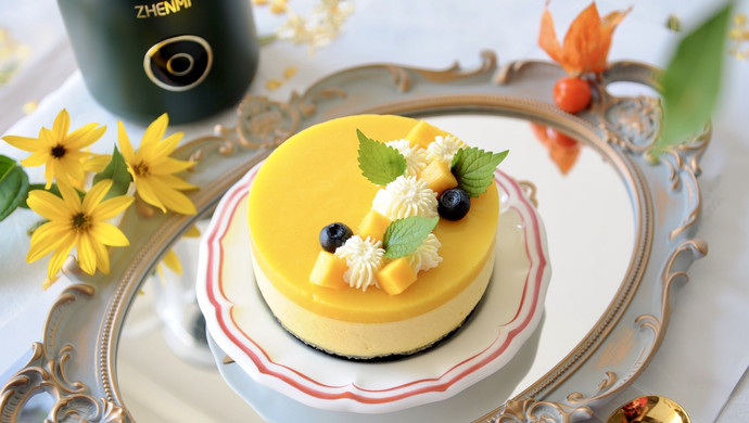 芒果酸奶芝士蛋糕