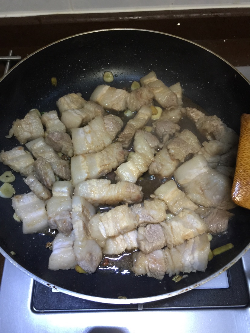 焖五花肉（微辣）的做法图解3