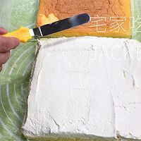 古早奶油小方，松软蛋糕，奶味绵长，一口满足。的做法图解20