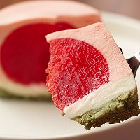 养乐多西瓜慕斯蛋糕的做法图解16