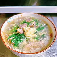 美味猪肝菠菜汤的做法图解6