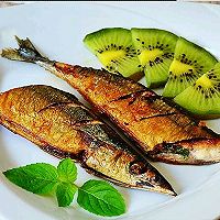 香煎薄荷味秋刀鱼的做法图解3