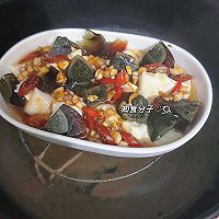 豆腐蒸皮蛋的做法图解8