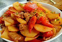 西红柿土豆酿肉片的做法
