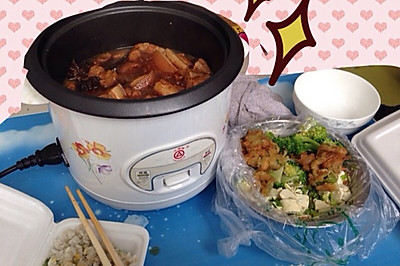 电饭锅版广式香肠红烧肉