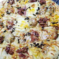 肉肉什锦薄底披萨的做法图解4