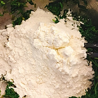 #憋在家里吃什么#芦蒿叶子玉米窝窝头|品尝春的味道的做法图解9