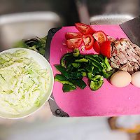 腊肉蔬炒米粉 ♡ 真的超美味的做法图解2
