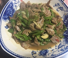 青椒炒瘦肉的做法