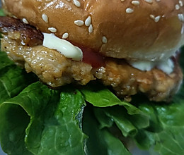 #吃出健康，解决假胖#鸡肉汉堡的做法
