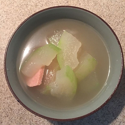 素火腿冬瓜汤